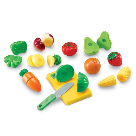 Learning Resources Pretend And Play Sliceable Fruits And Veggies 7287